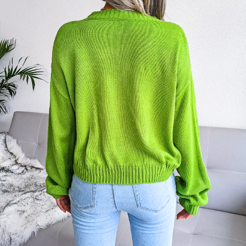 Gilet à nuages et coupe courte boutonnée — Amielle Paris