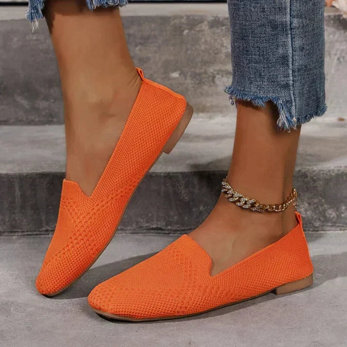 Mocassins en maille à bout pointu — Amielle Paris