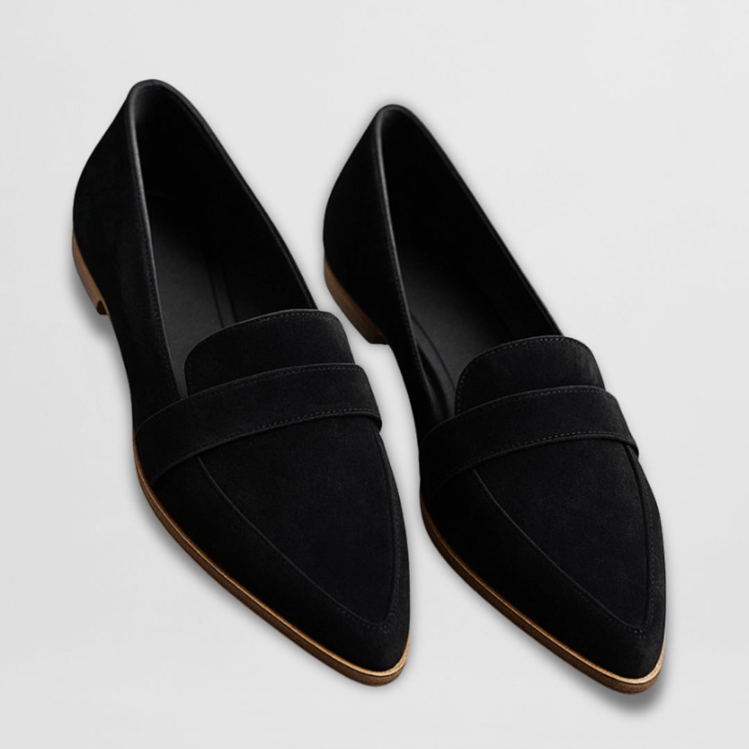 Mocassins plats à bout pointu et patte sur le dessus — Amielle Paris