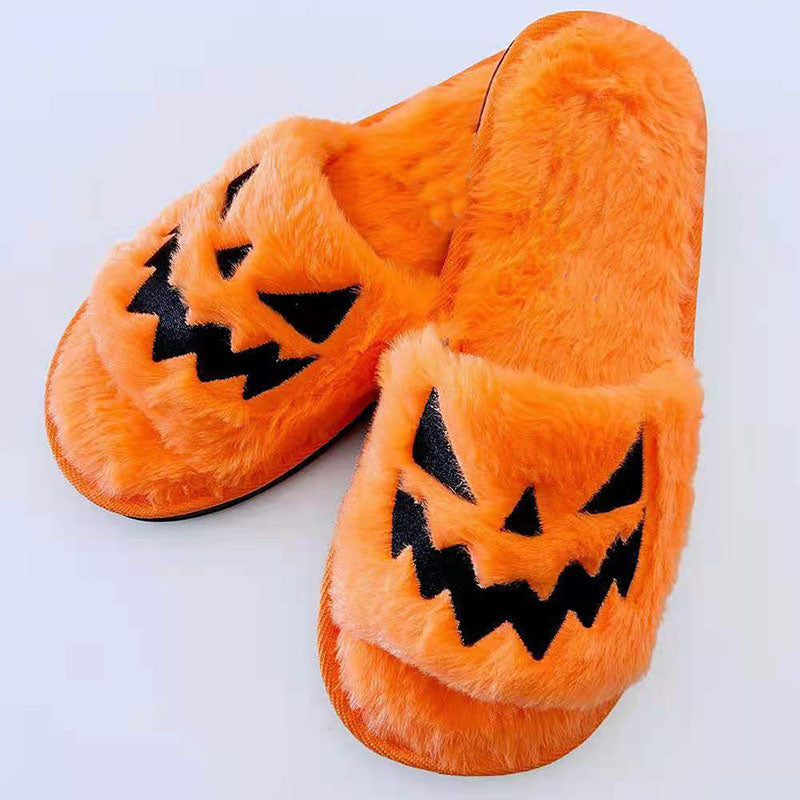 Pumpkin Grin — Chaussons ouverts citrouille — vue 5