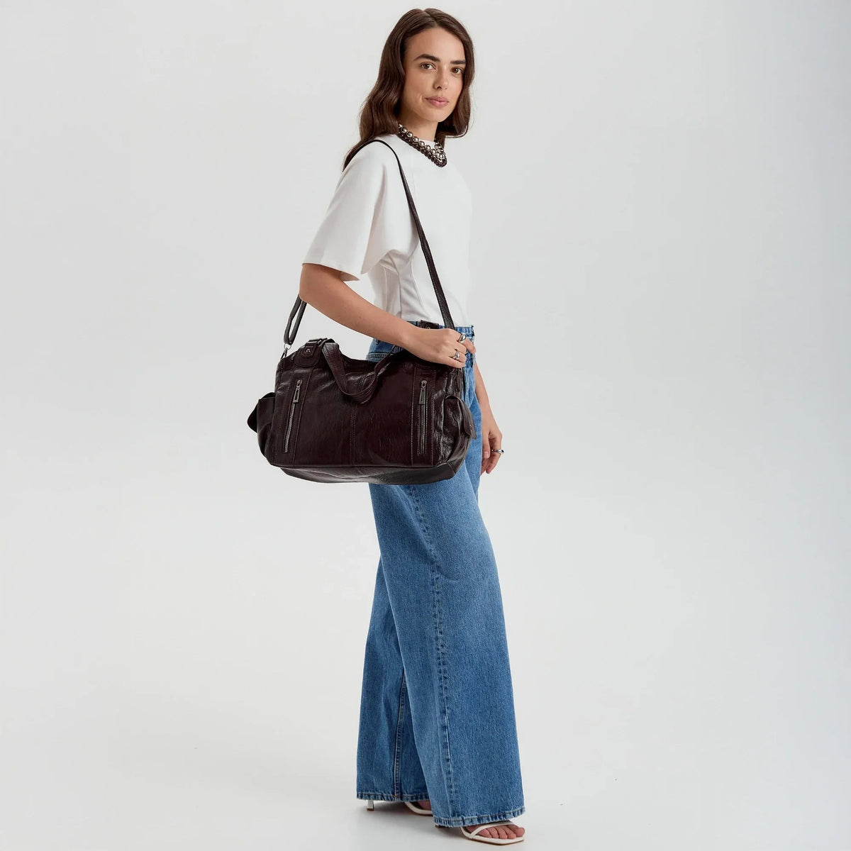 Launa | Sac bandoulière en cuir vegan