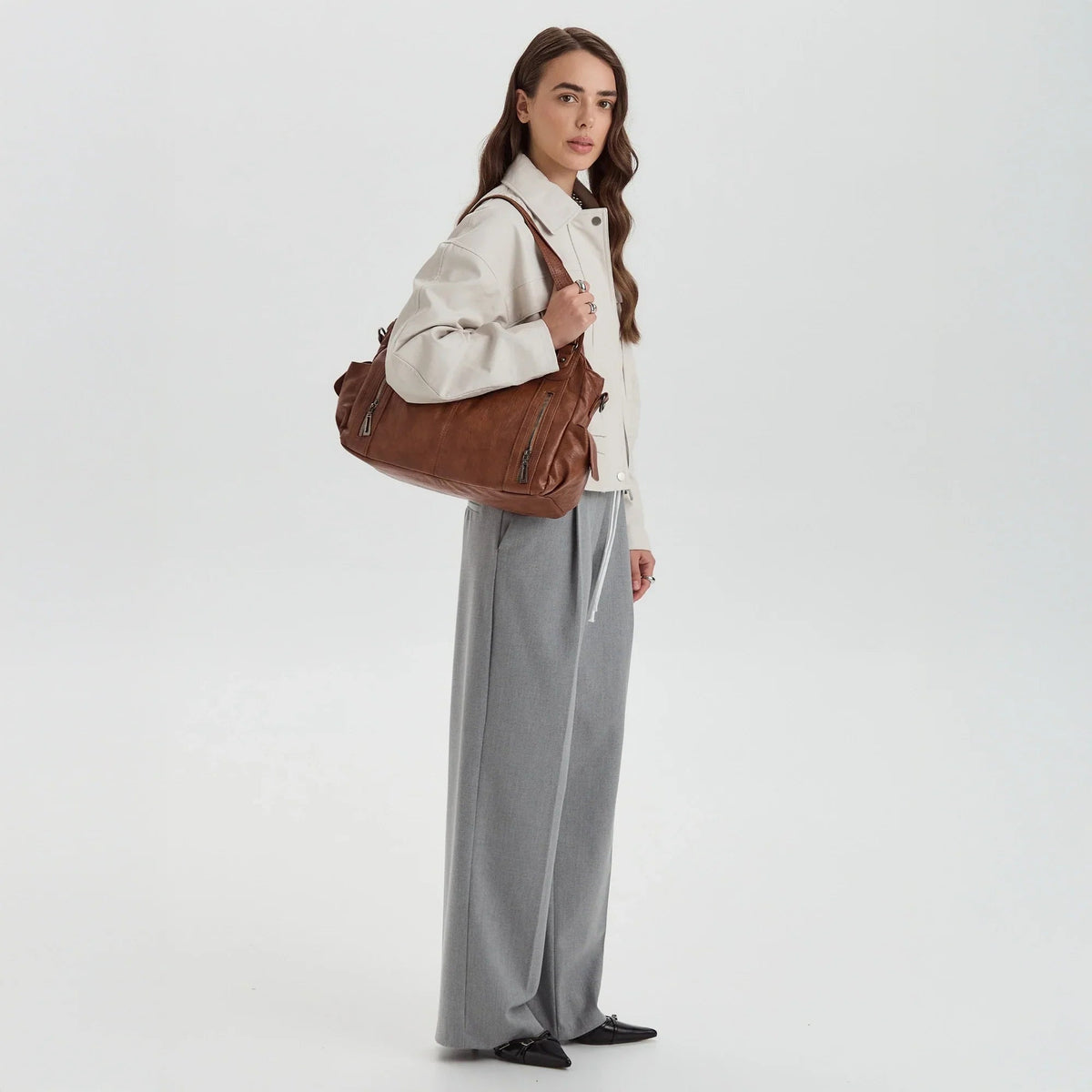 Launa | Sac bandoulière en cuir vegan