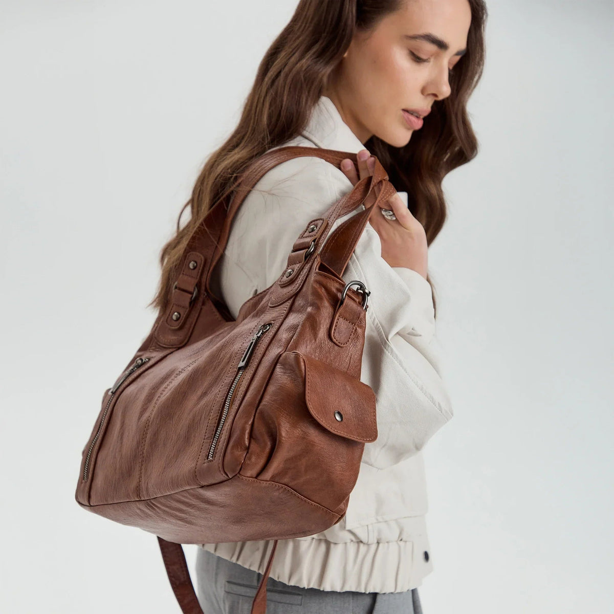 Launa | Sac bandoulière en cuir vegan