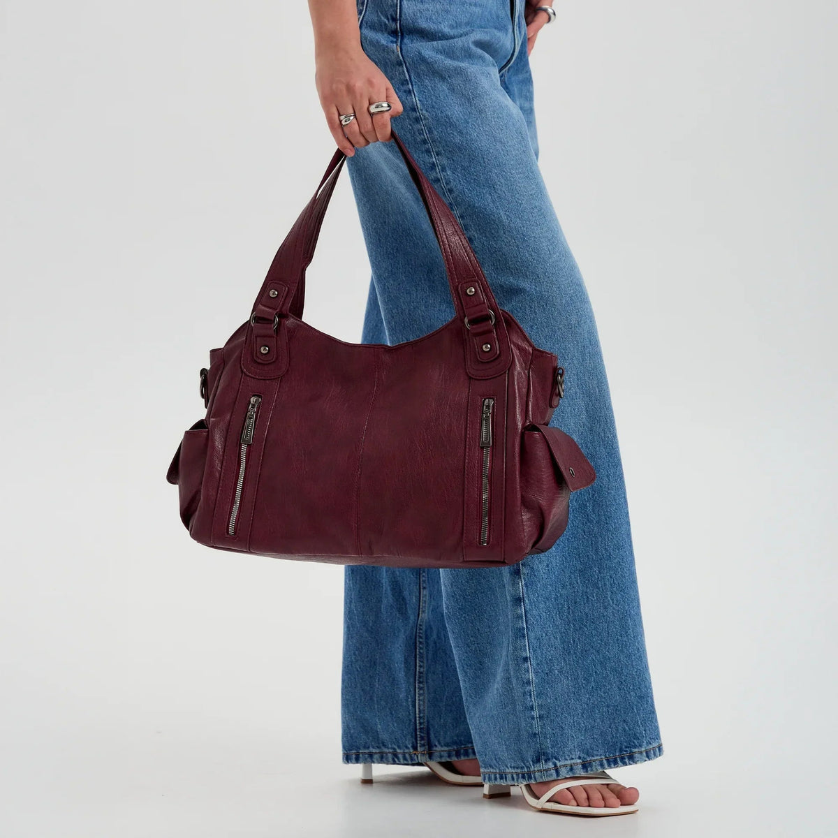 Launa | Sac bandoulière en cuir vegan