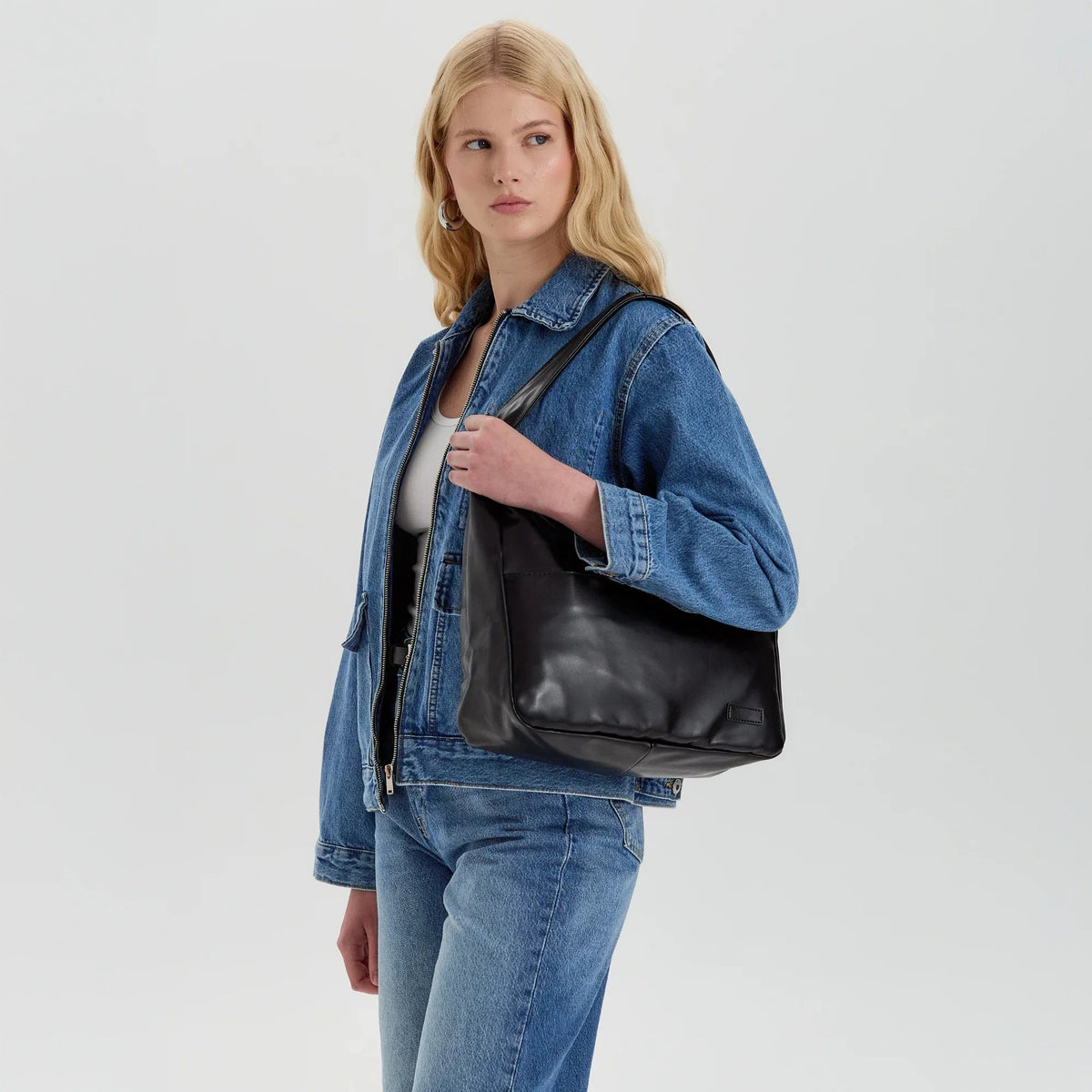 Lilya | Sac hobo en cuir vegan