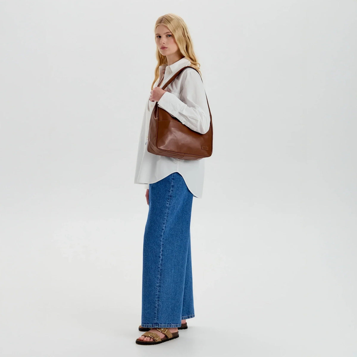 Lilya | Sac hobo en cuir vegan