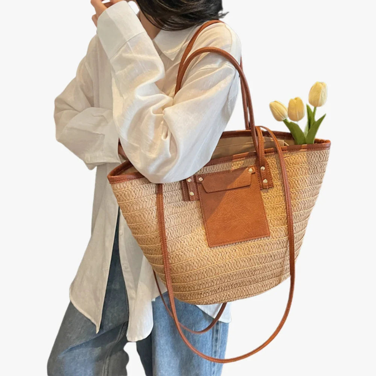 Loba | Sac cabas tressé en paille