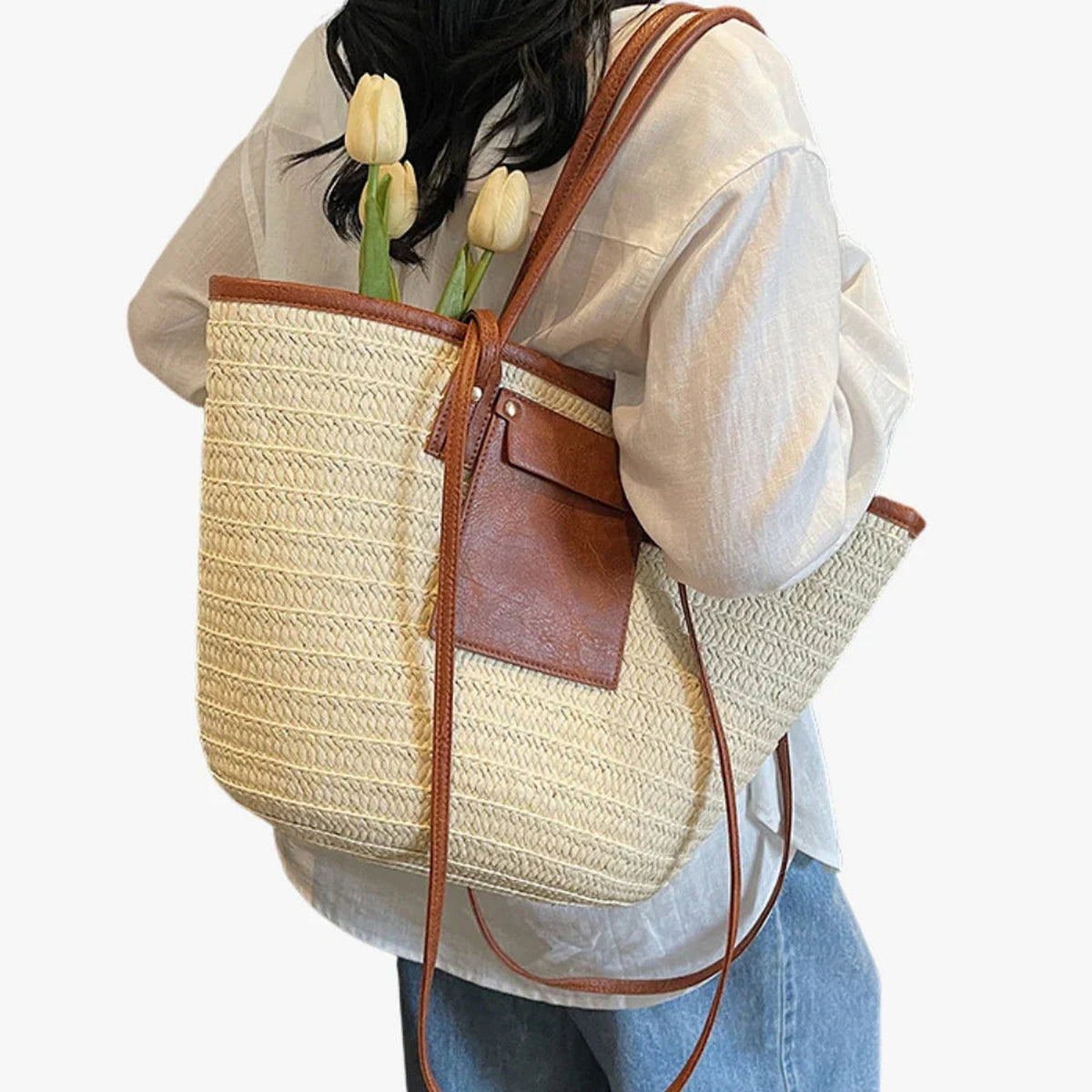 Loba | Sac cabas tressé en paille