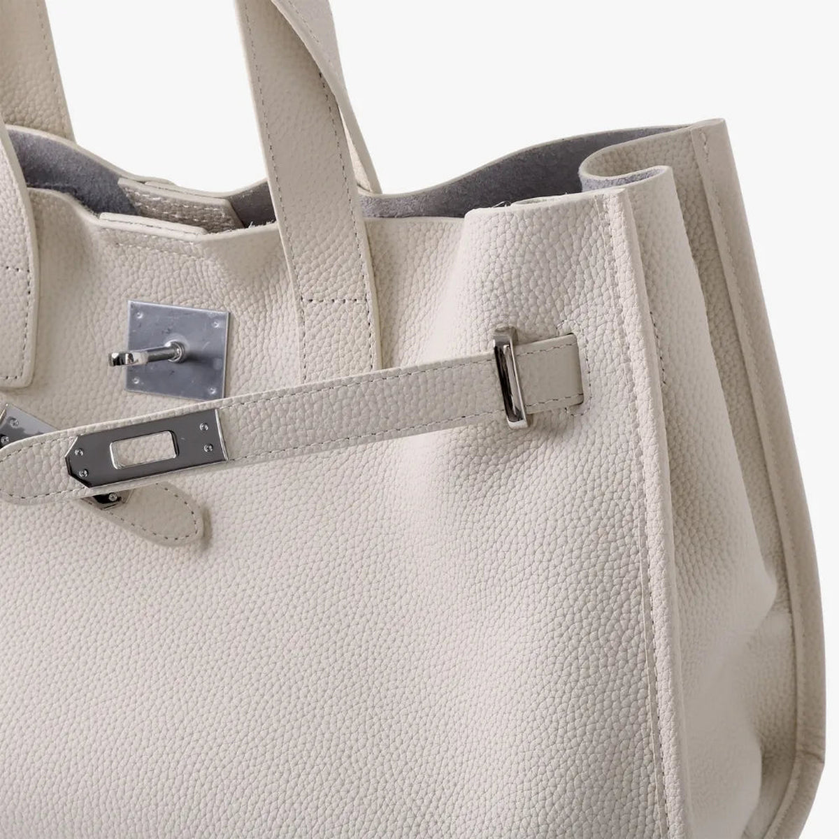 Loha | Sac cabas structuré en cuir grainé