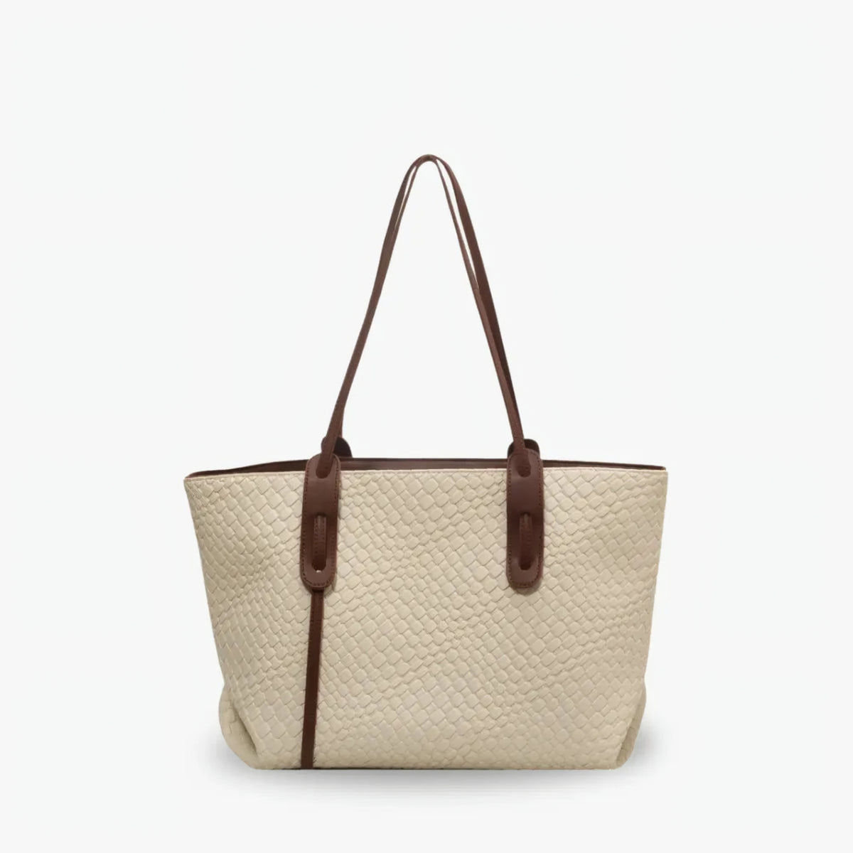 Lora | Sac cabas tressé en cuir vegan