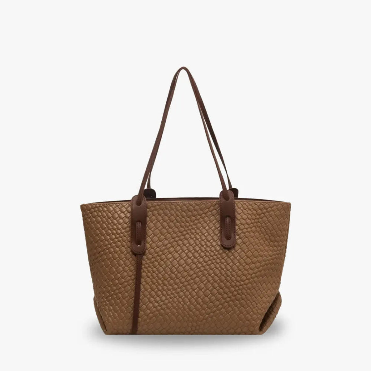 Lora | Sac cabas tressé en cuir vegan