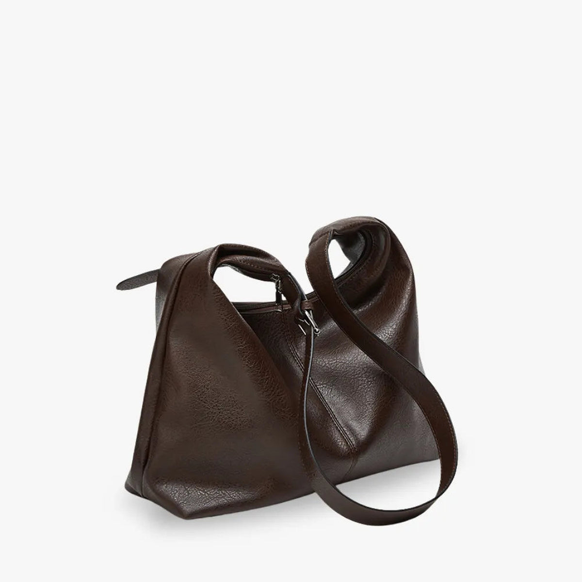 Siena | Sac hobo en cuir vegan grainé