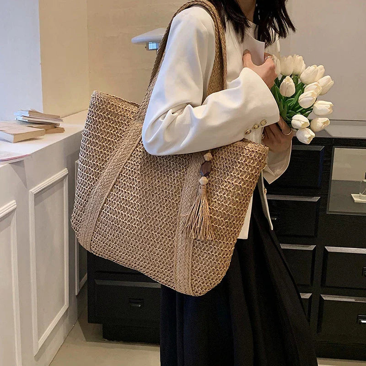 Totah | Sac cabas en paille