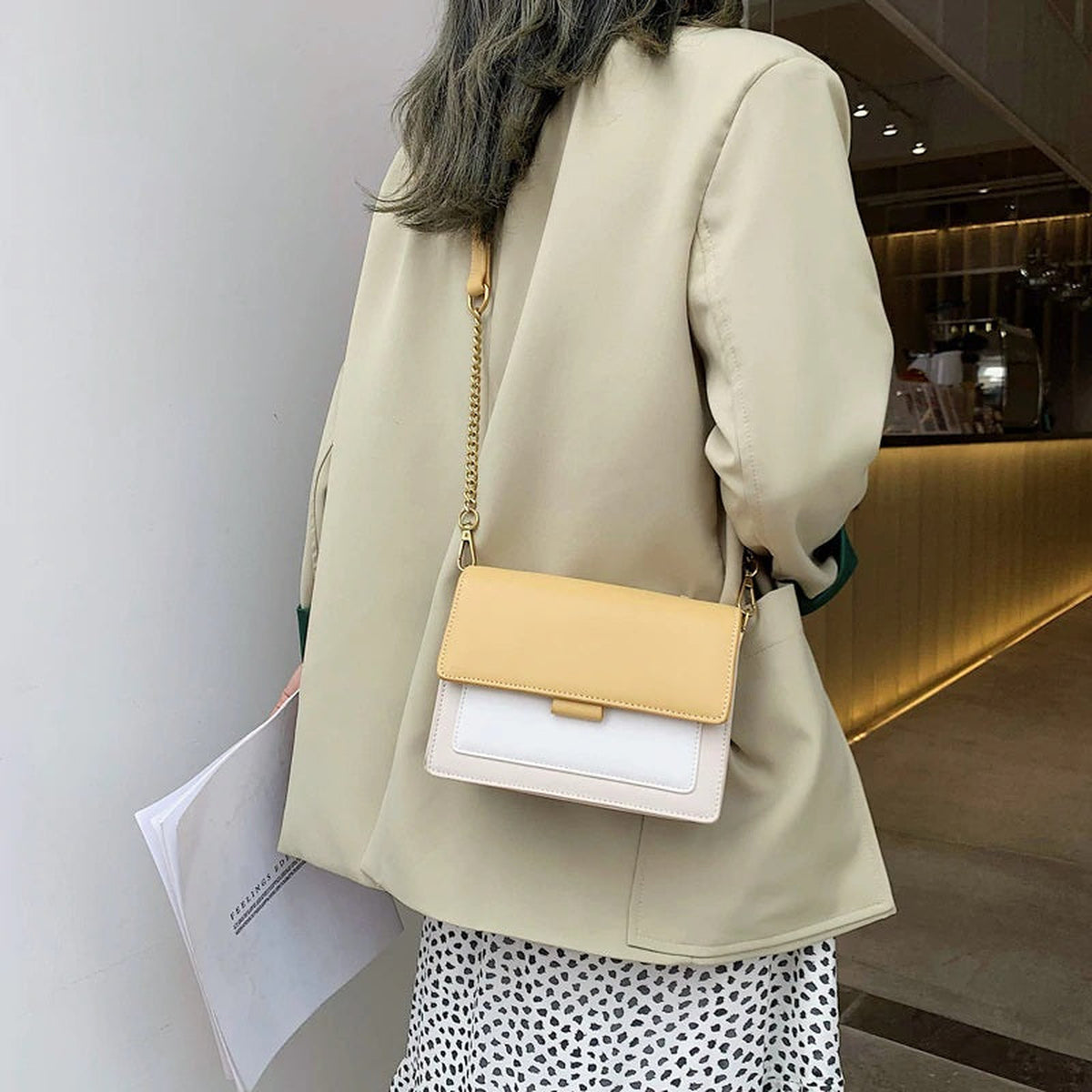 Vionelle | Sac bandoulière bicolore