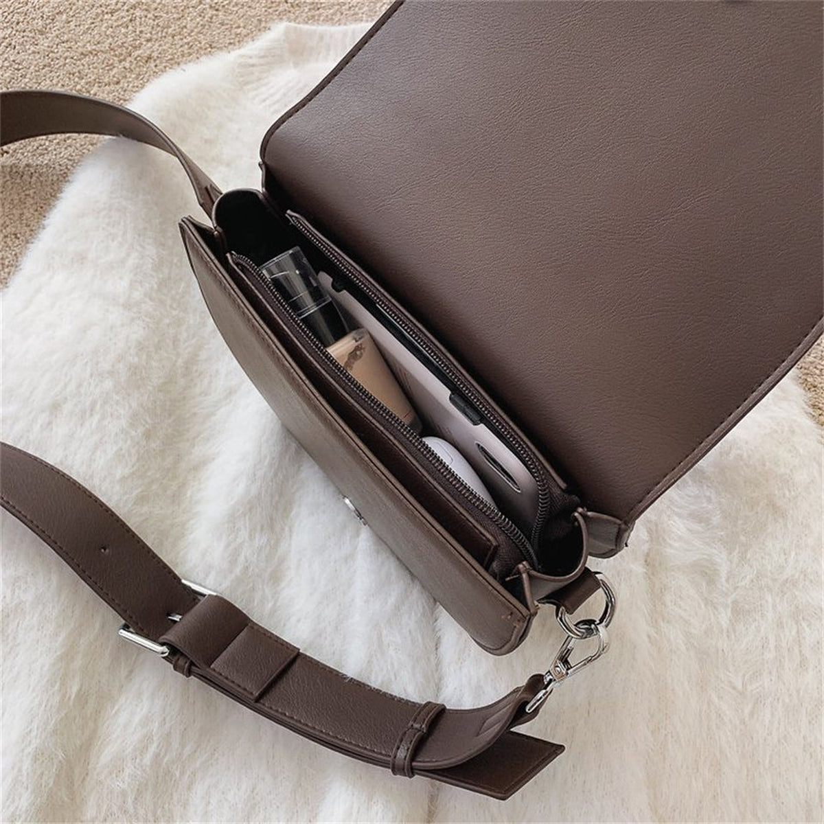 Virelle | Sac bandoulière demi-lune