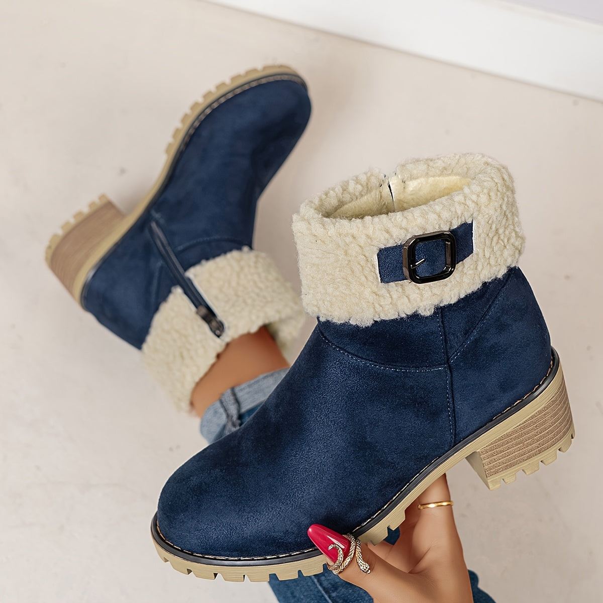 Camille | Bottines doublées à semelle crantée