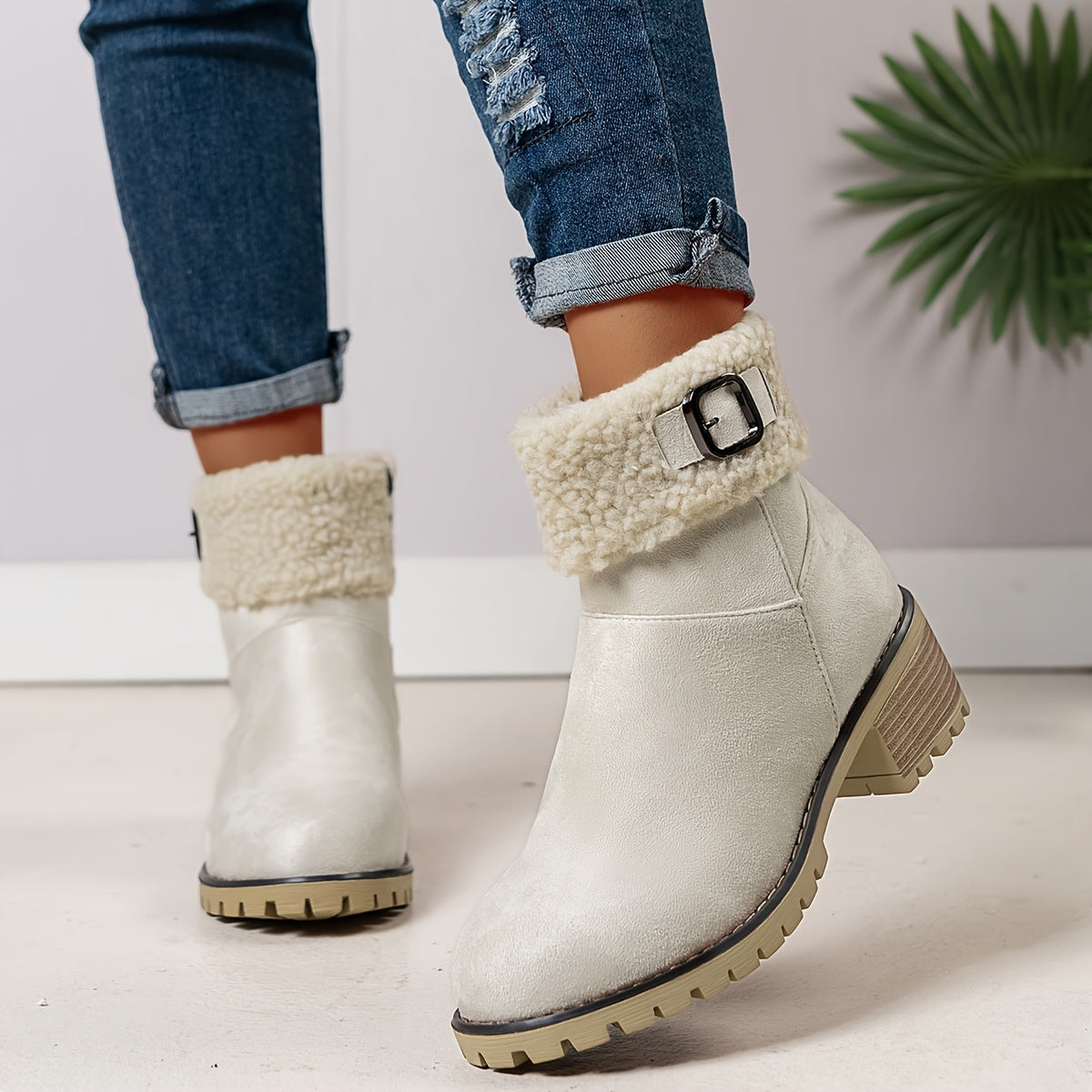 Camille | Bottines doublées à semelle crantée