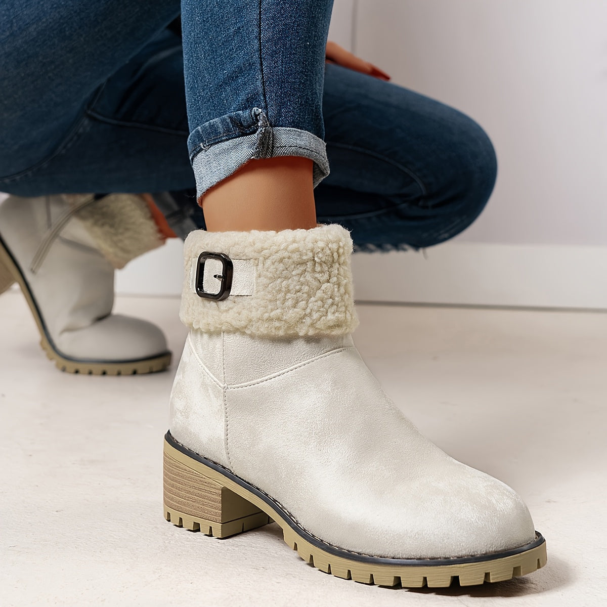 Camille | Bottines doublées à semelle crantée