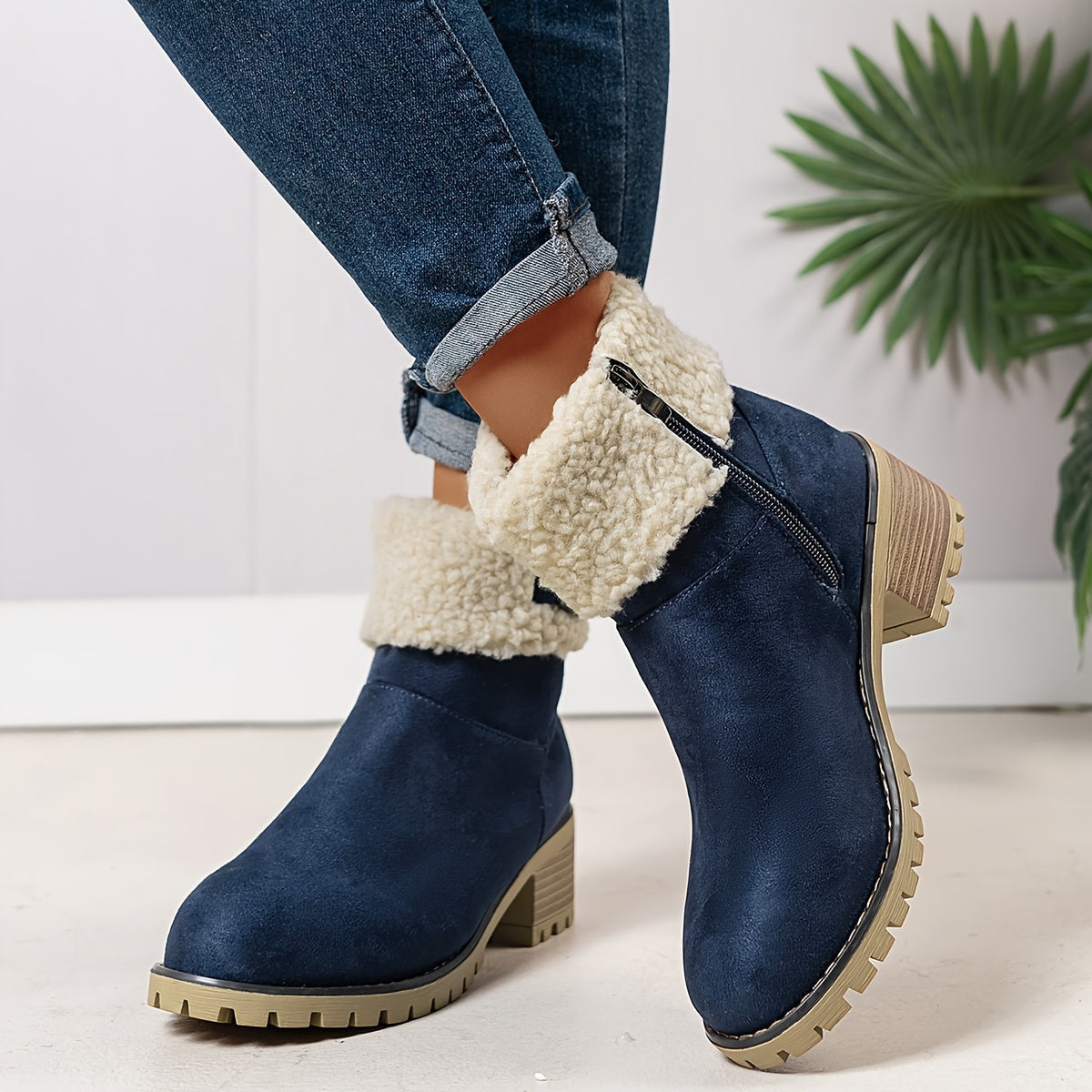 Camille | Bottines doublées à semelle crantée