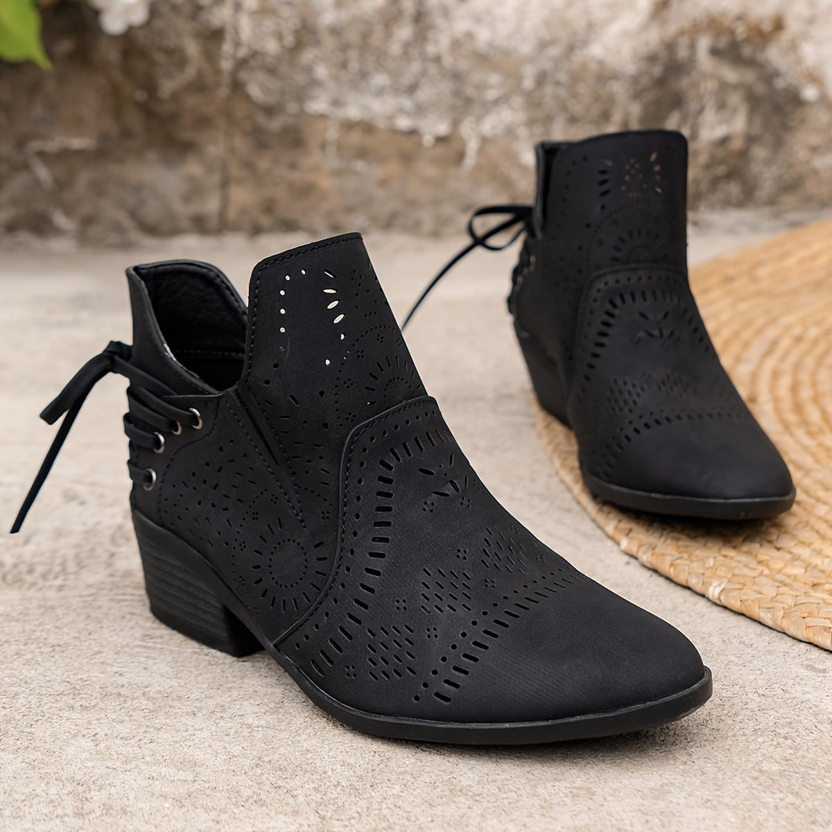 Alba | Bottines ajourées style bohème