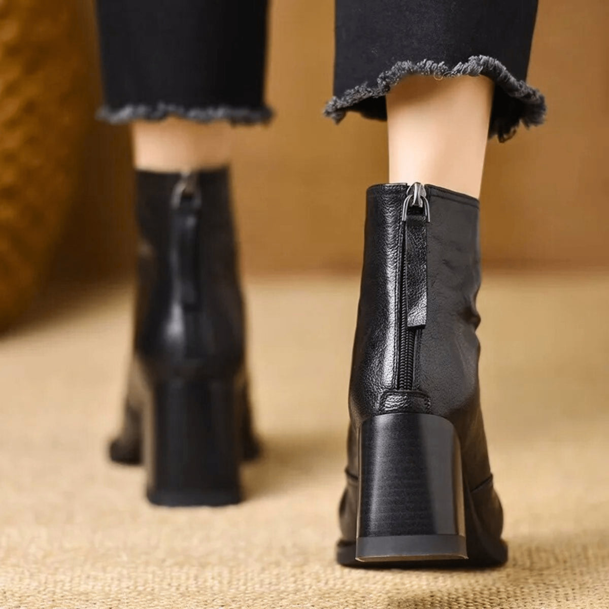Angie | Bottines à talon structuré
