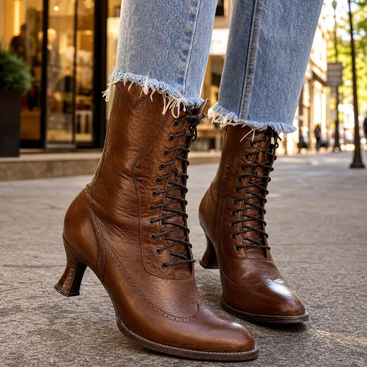 Marlie | Bottines brogue à lacets