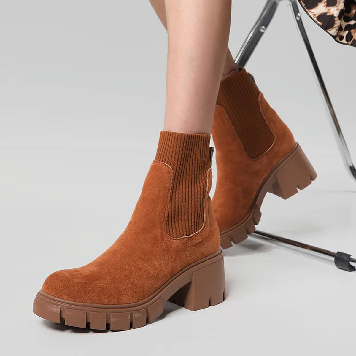 Bottines Chelsea à plateforme