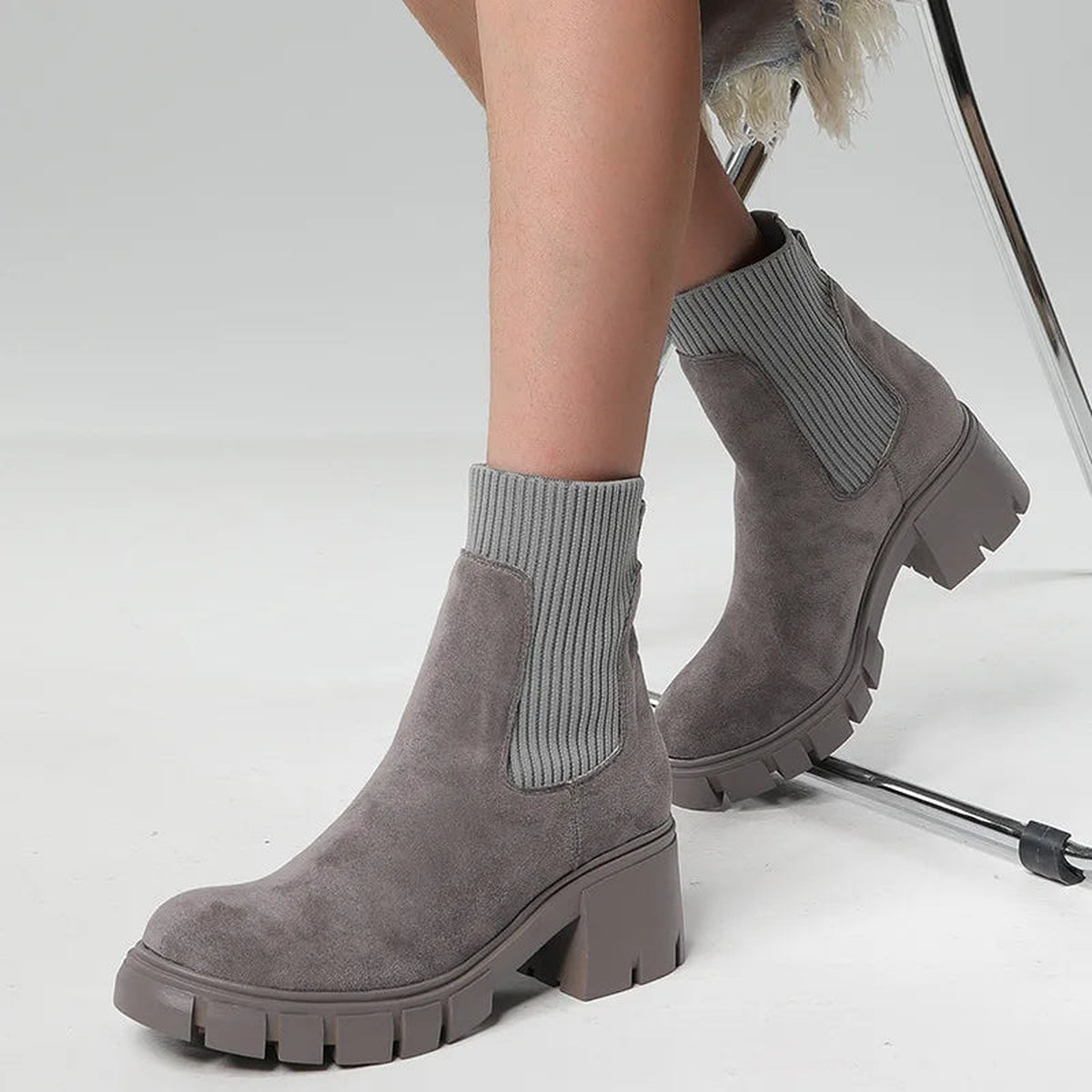 Bottines Chelsea à plateforme