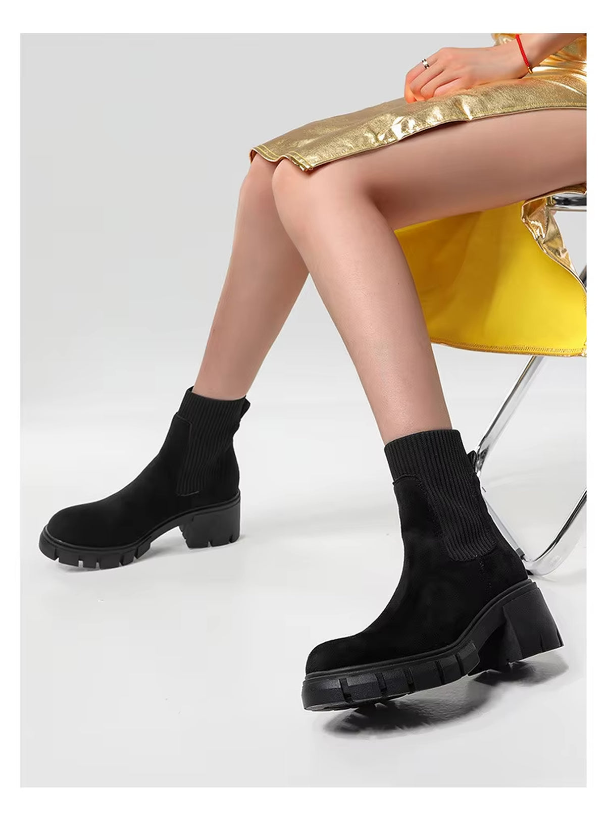 Bottines Chelsea à plateforme