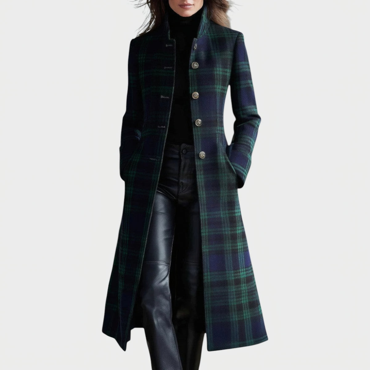 Valentine | Manteau à carreaux