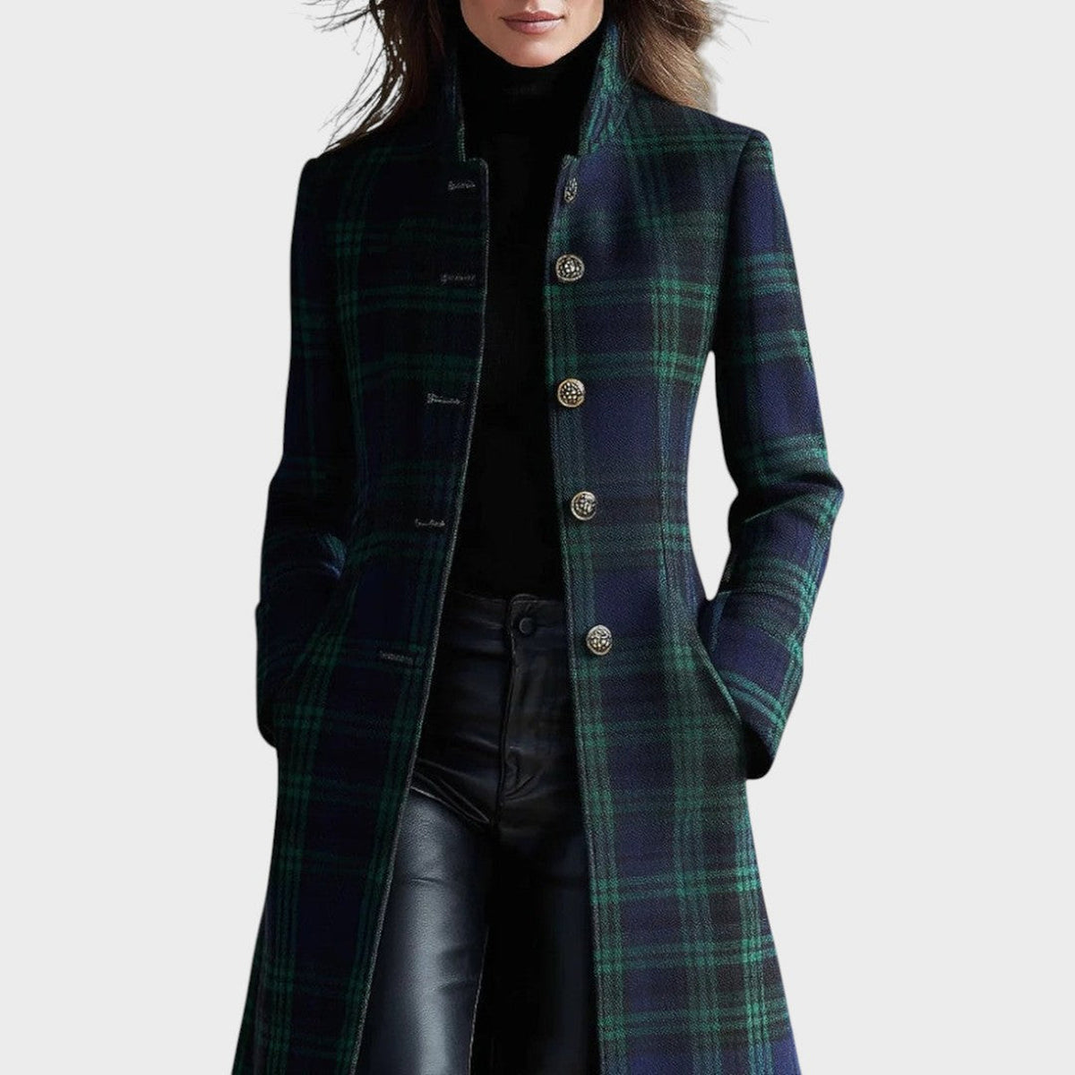 Valentine | Manteau à carreaux