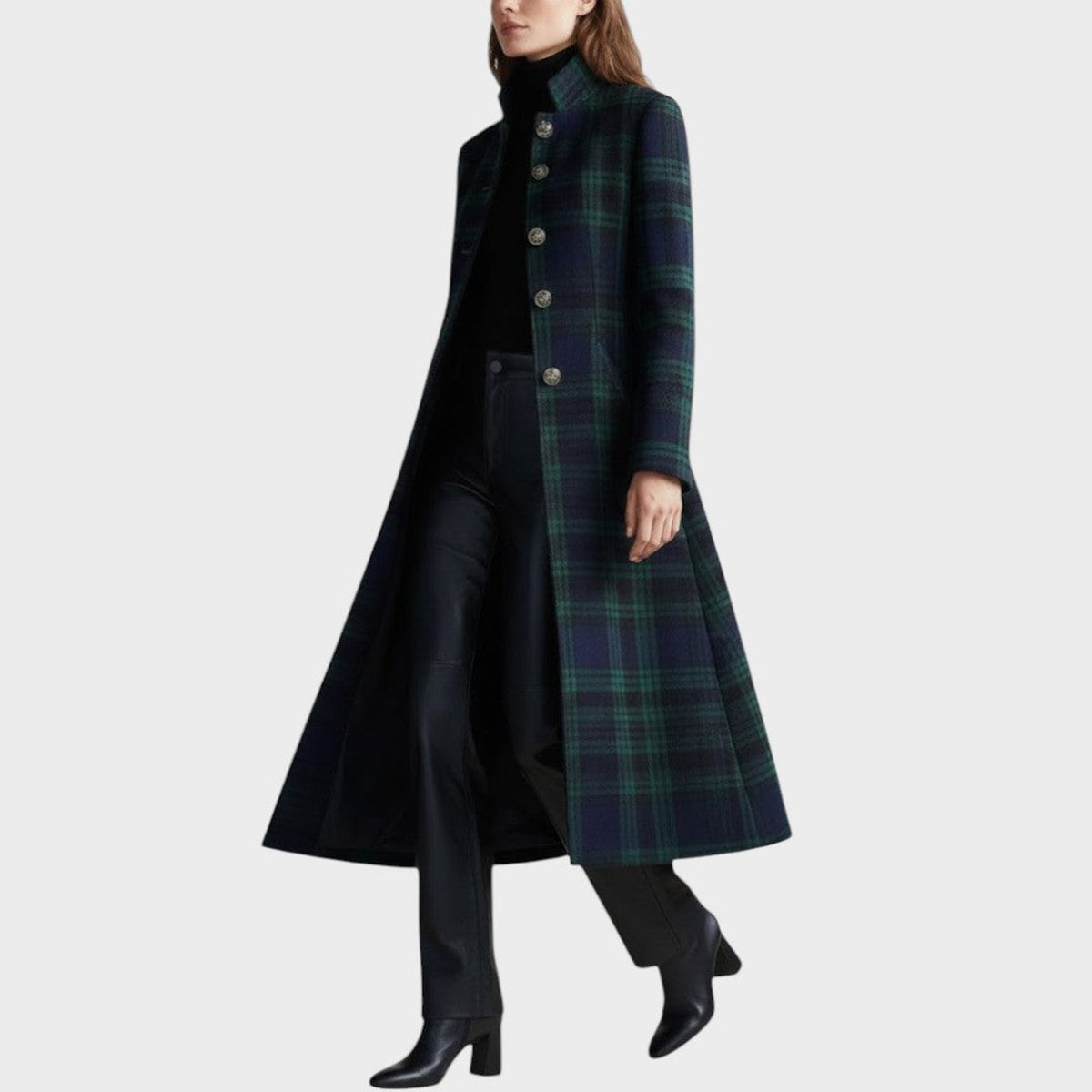 Valentine | Manteau à carreaux