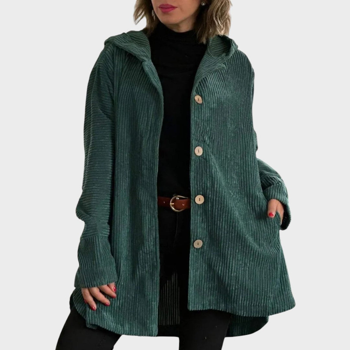 Céleste | Veste en velours côtelé