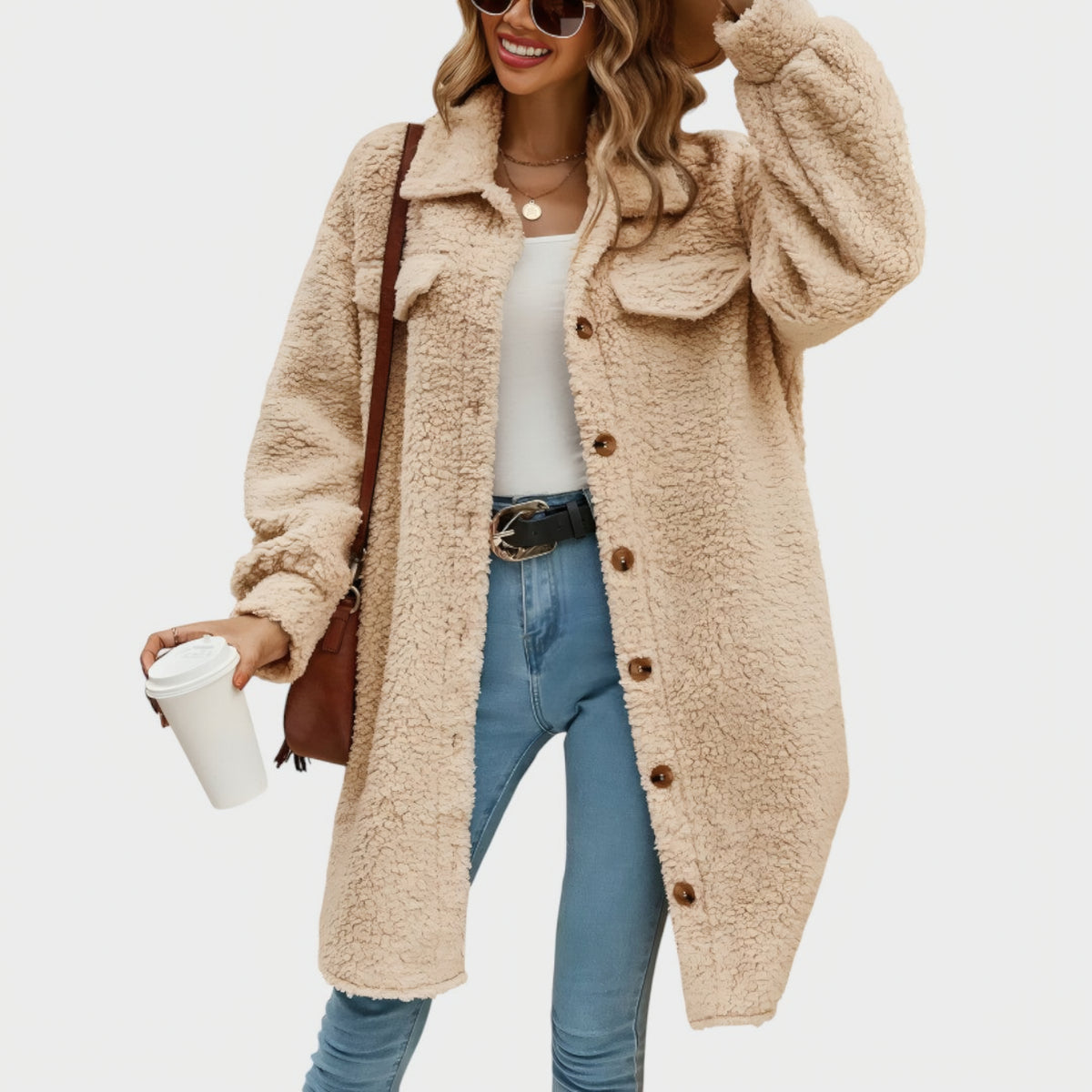 Colette | Manteau teddy