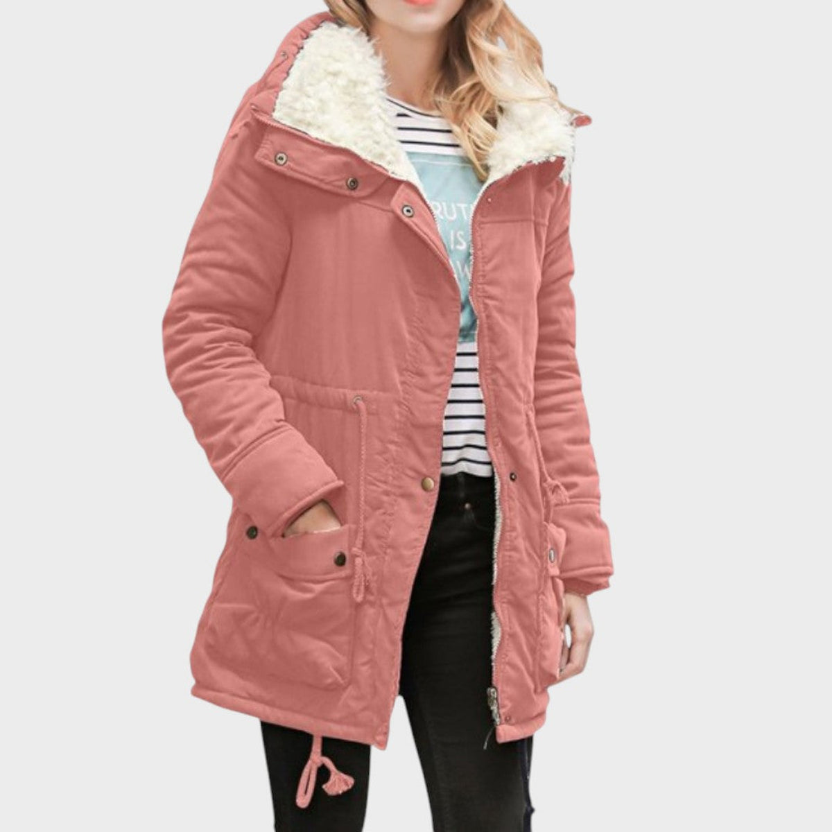Léonie | Manteau matelassé doublé