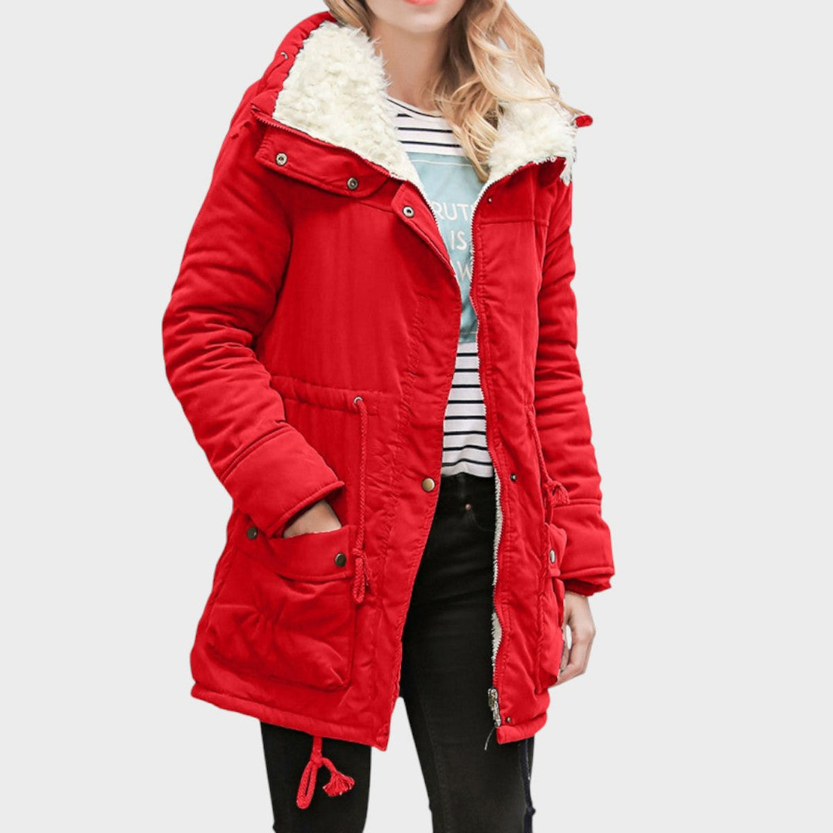 Léonie | Manteau matelassé doublé