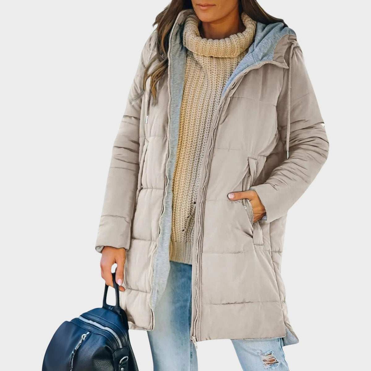 Antoinette | Manteau matelassé à capuche