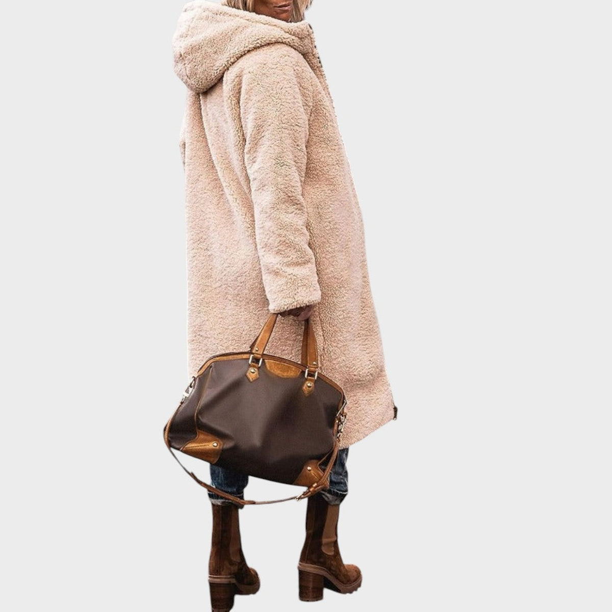 Camille | Manteau long réversible
