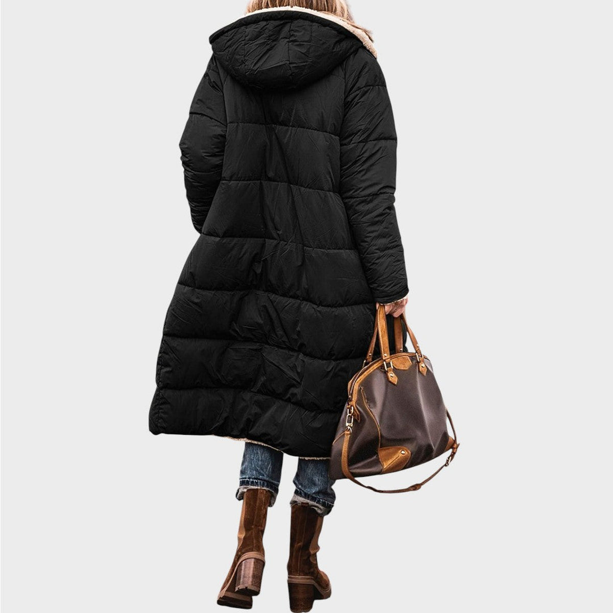 Camille | Manteau long réversible