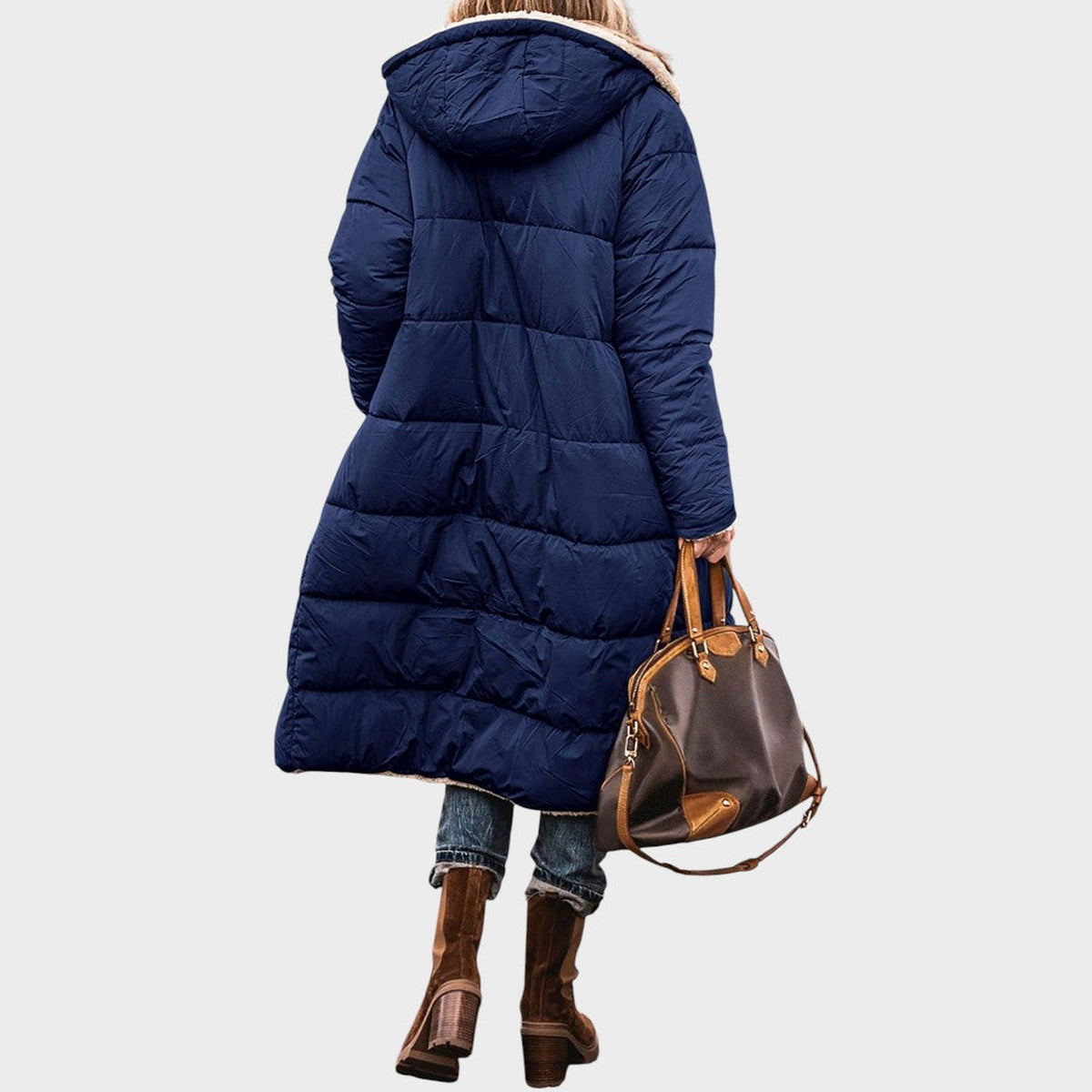 Camille | Manteau long réversible