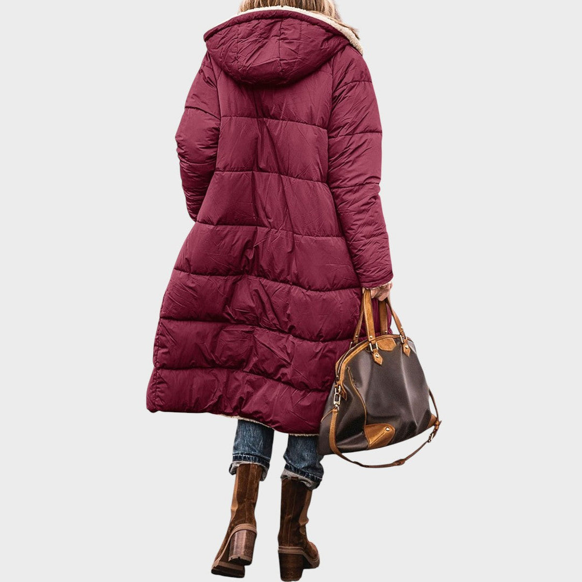 Camille | Manteau long réversible