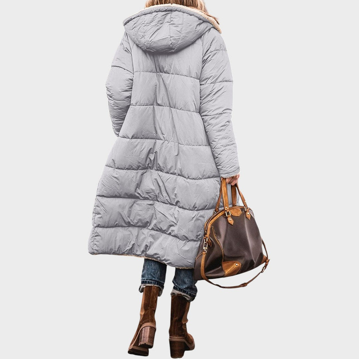 Camille | Manteau long réversible
