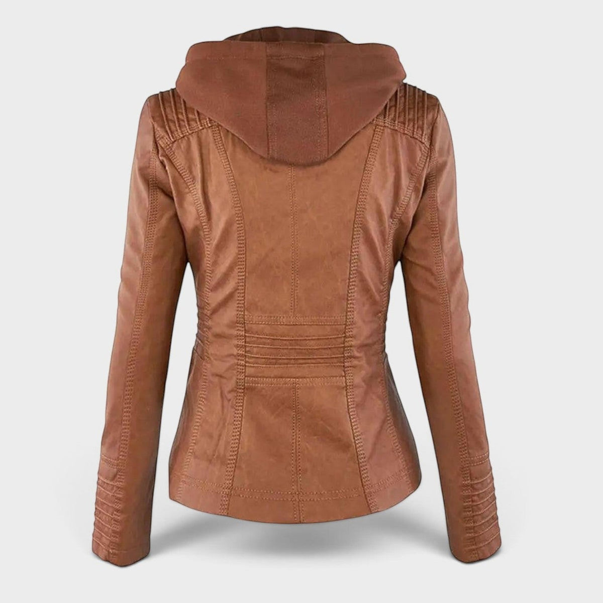 Olive | Veste à capuche amovible