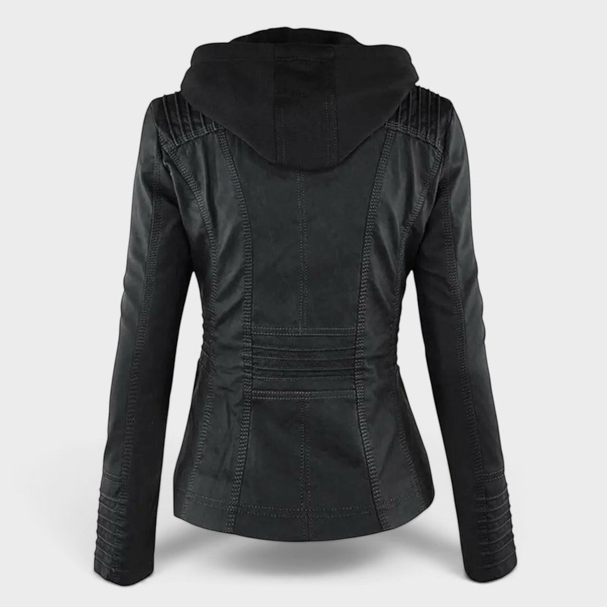 Olive | Veste à capuche amovible