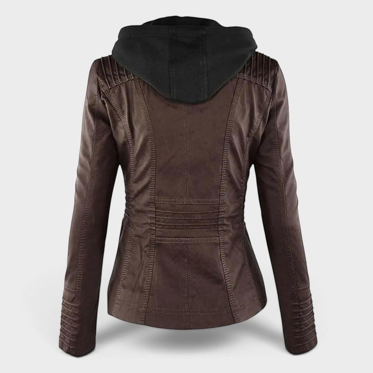 Olive | Veste à capuche amovible