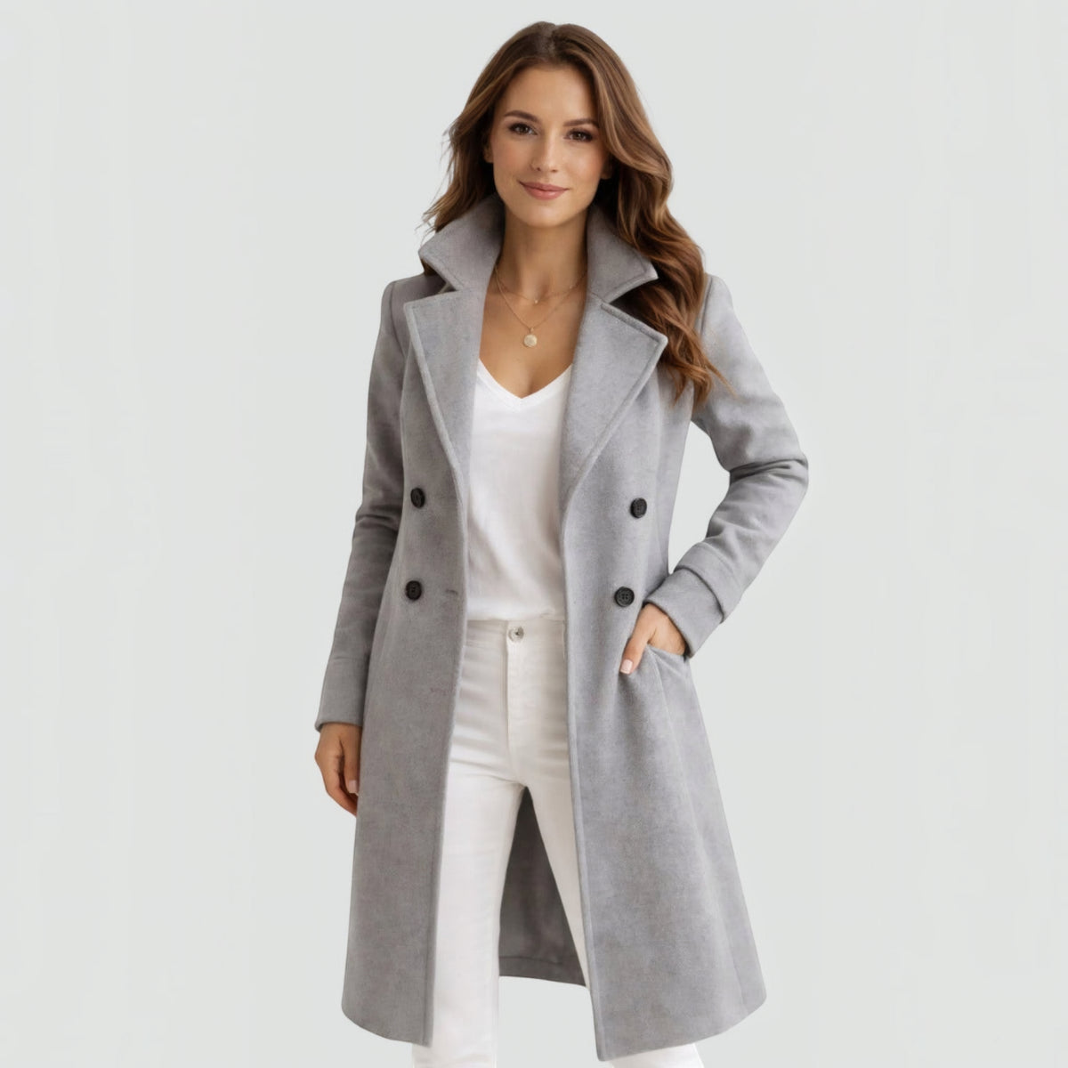 Hortense | Manteau à double boutonnage