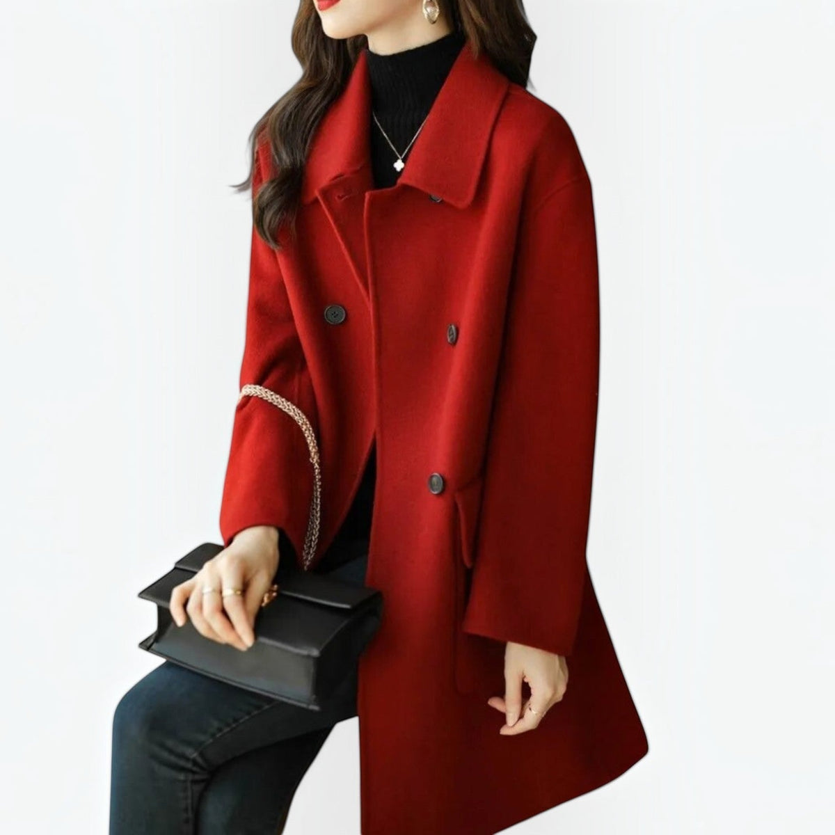 Bérengère | Manteau à double boutonnage