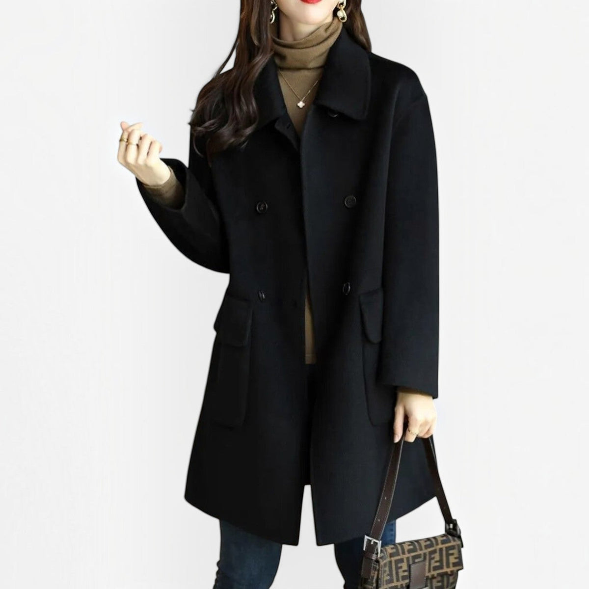 Bérengère | Manteau à double boutonnage
