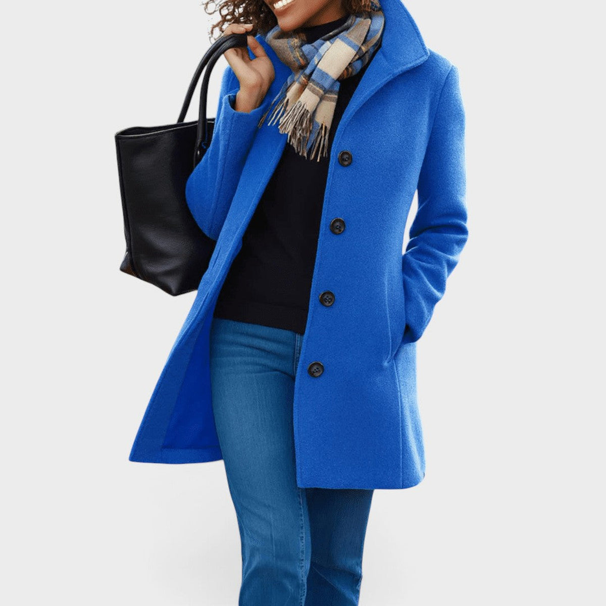 Guillemette | Manteau droit à revers
