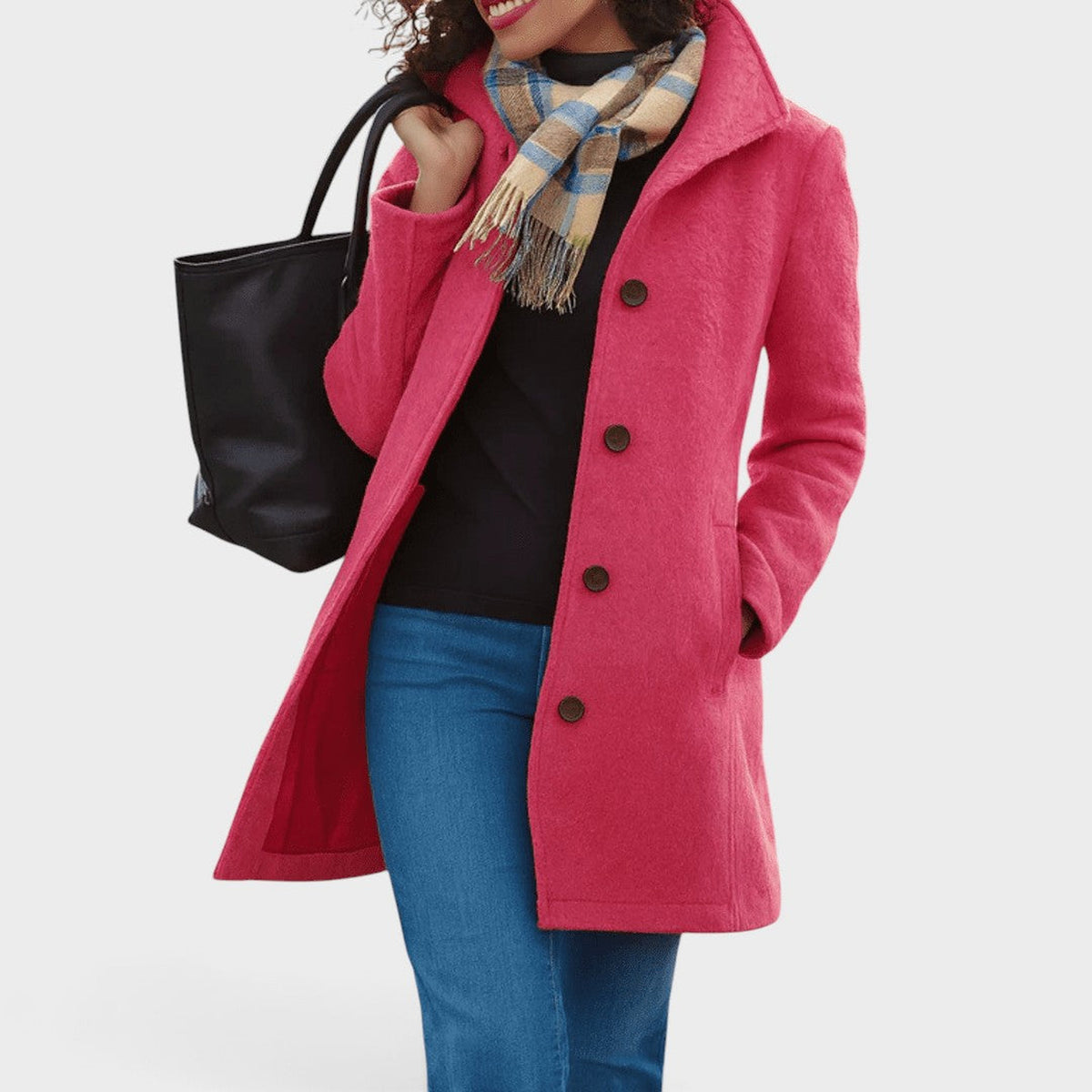 Guillemette | Manteau droit à revers